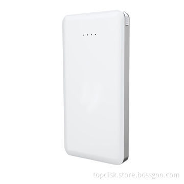 Newest lithium polymer battery power bank mobile phone exteranal charger with 10000mAh capacity